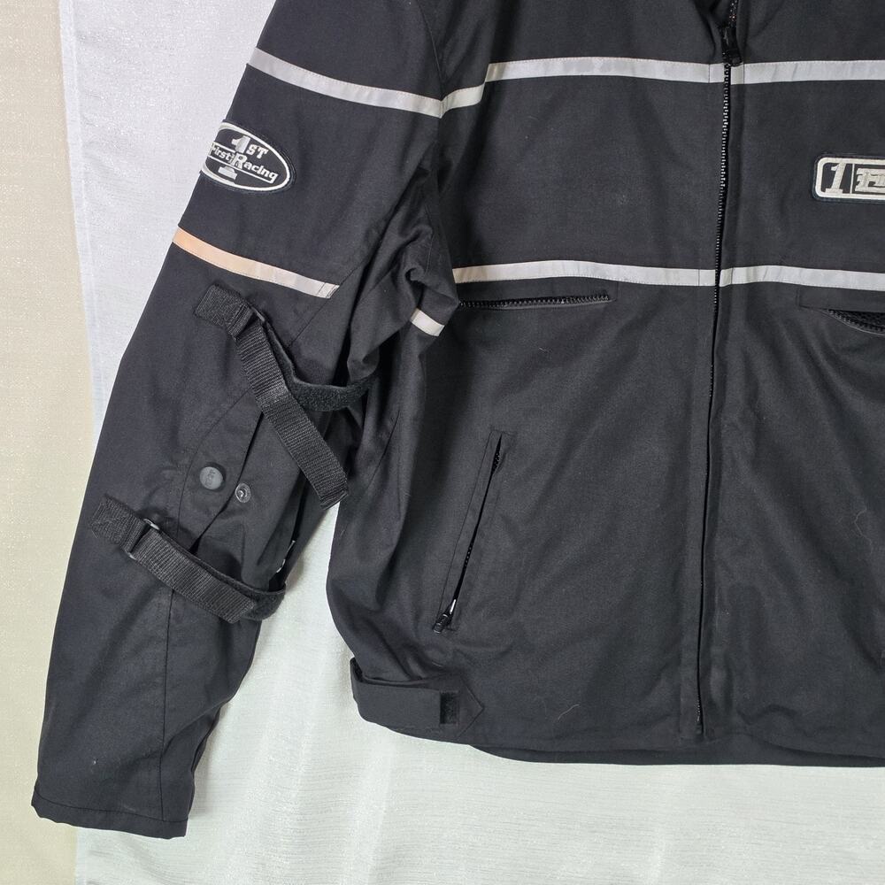 First Racing Jacket Men’s Large Motocross Motorcycle Riding Armor Padded Black - Picture 7 of 15